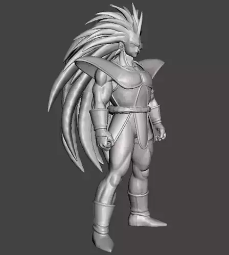 Raditz 3D Model dragon ball character