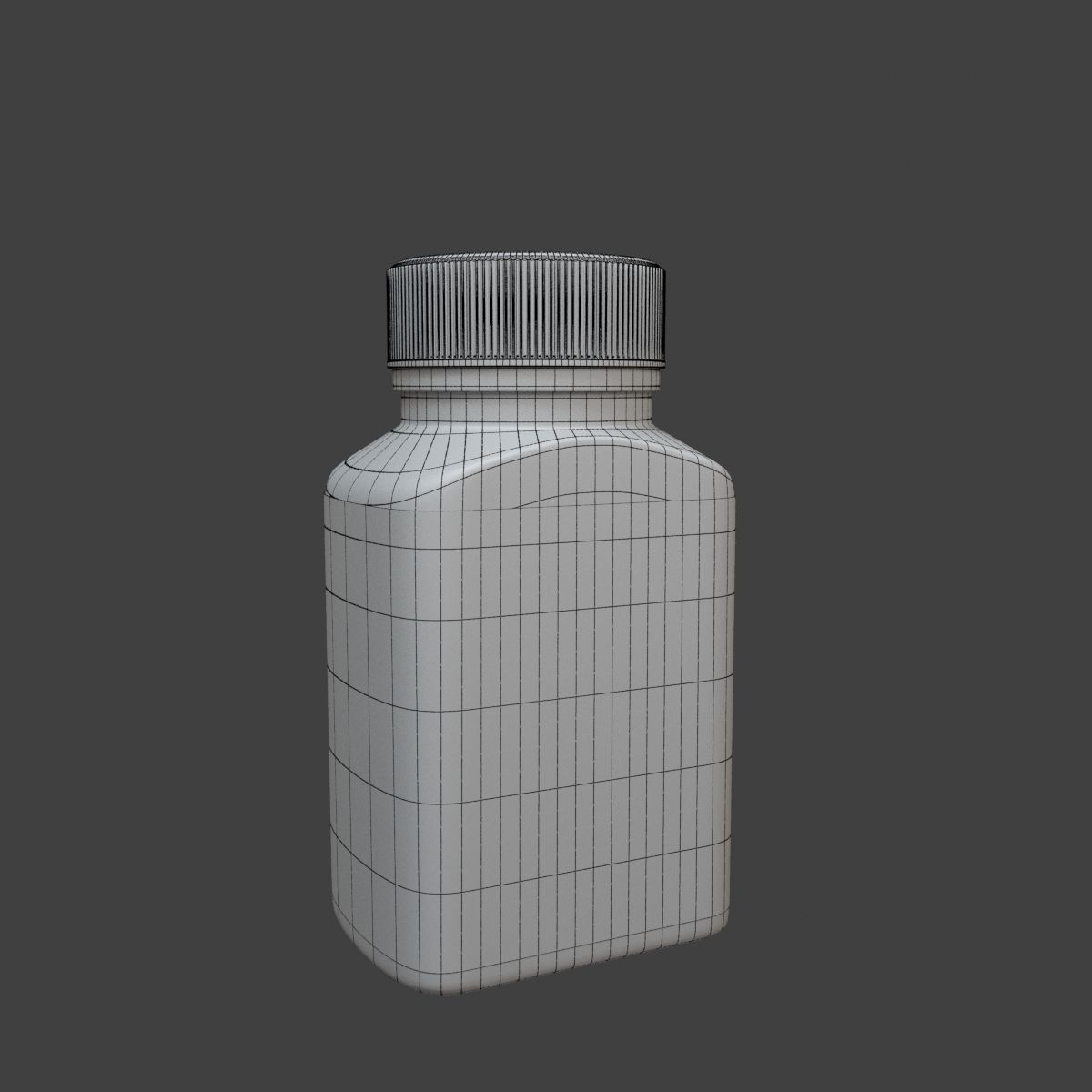 Medical Bottle  3D model_2
