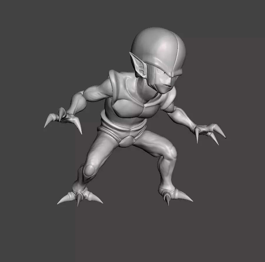 Saibamen 3D Model humanoid alien Free 3D print model