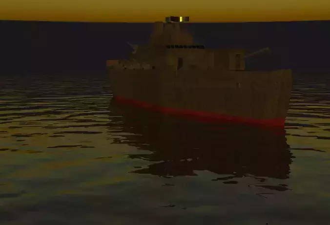 Destroyer Coastal Fleet Ship 