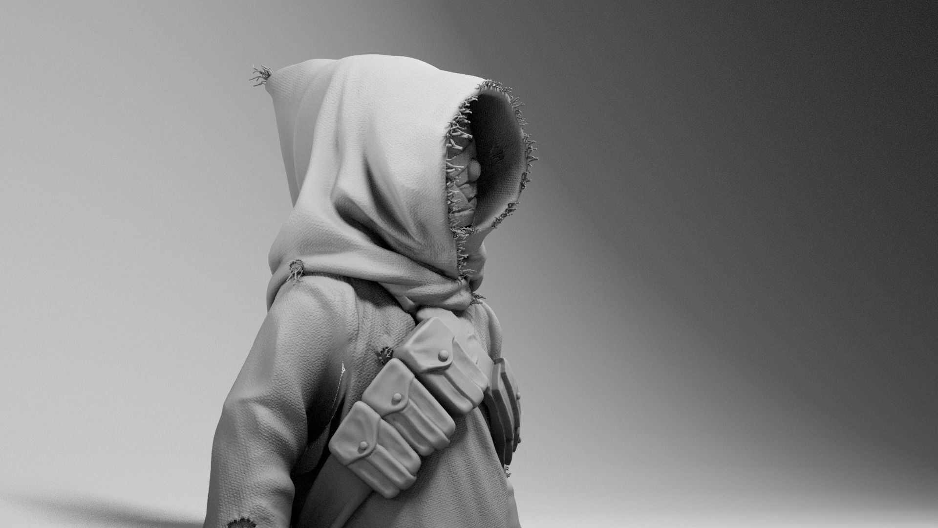 Jawa - Star Wars Episode IV A new hope 3D print model_8