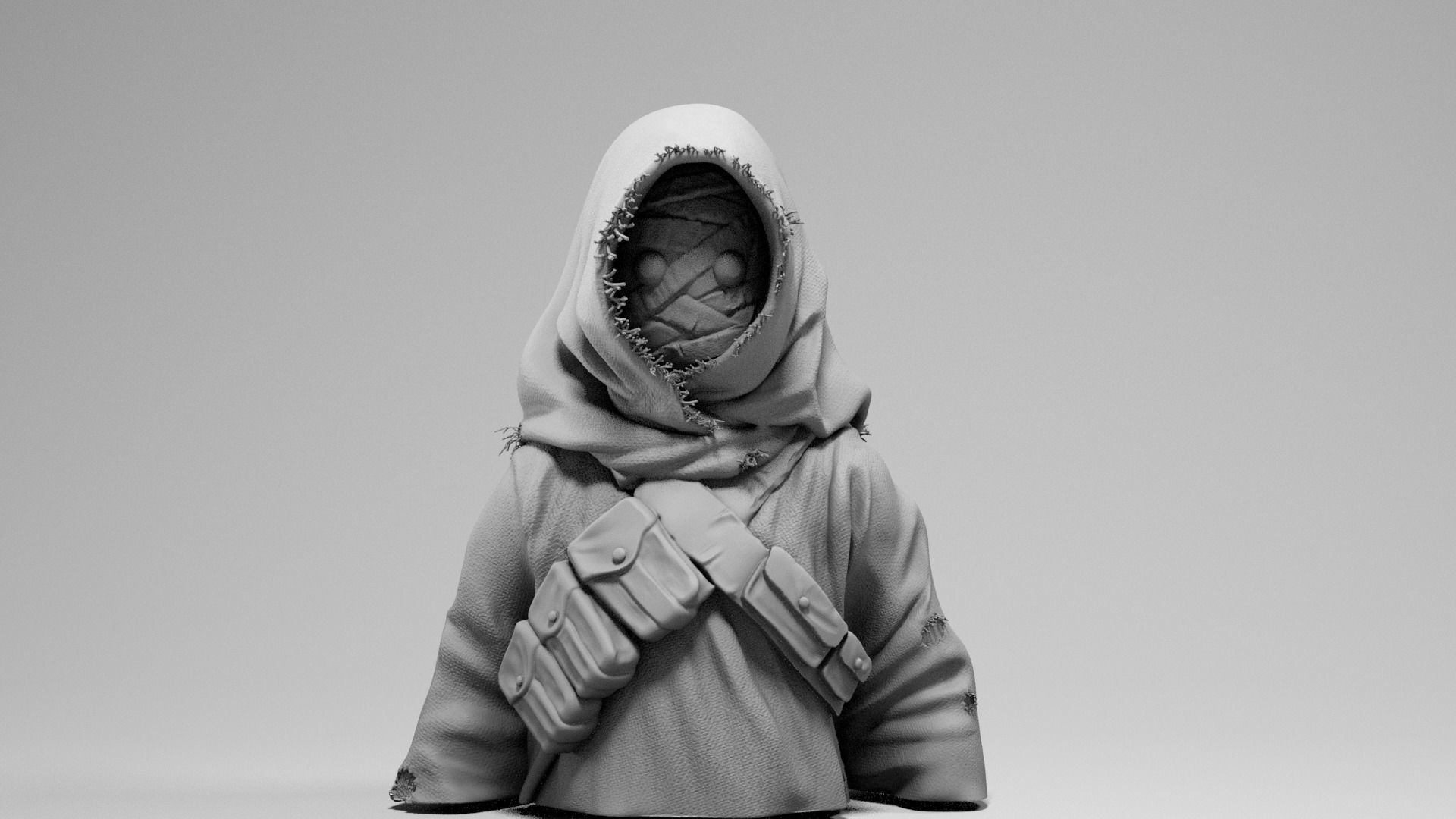 Jawa - Star Wars Episode IV A new hope 3D print model_3