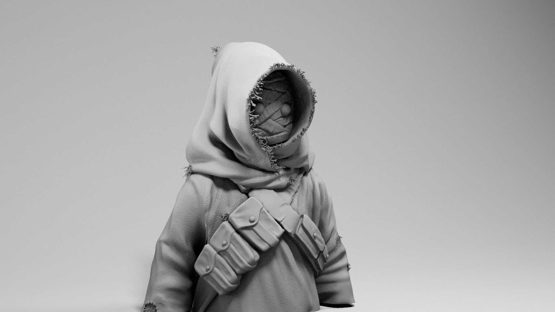 Jawa - Star Wars Episode IV A new hope 3D print model_4