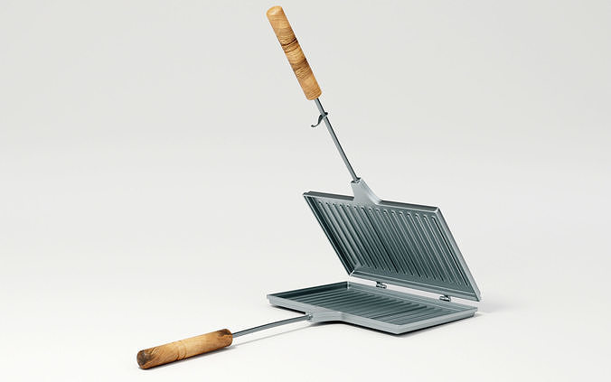Stovetop Toaster 3D model 7