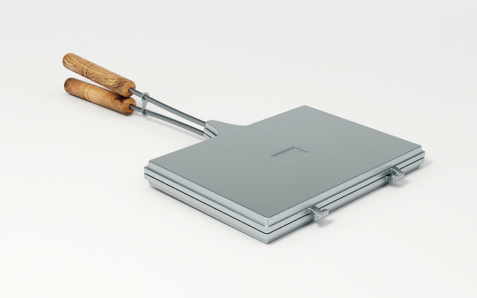 Stovetop Toaster 3D model 2
