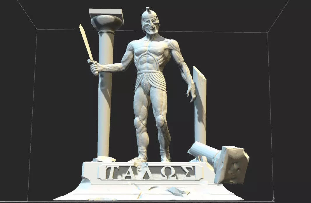 TALOS from Jason and the Argonauts Harryhausen like statuine 3D print model_0
