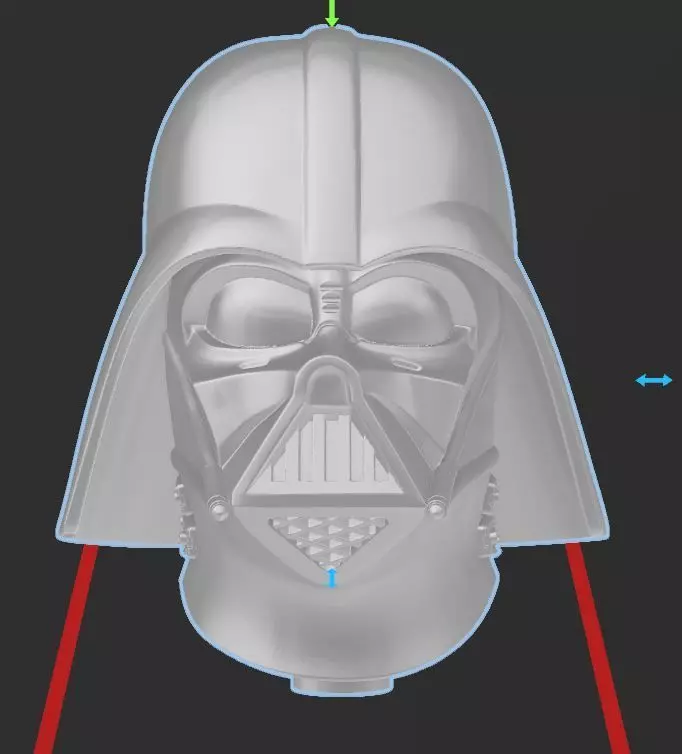 Darth Vader Helmet - Star Wars - HI RES 3d Print 3D print model