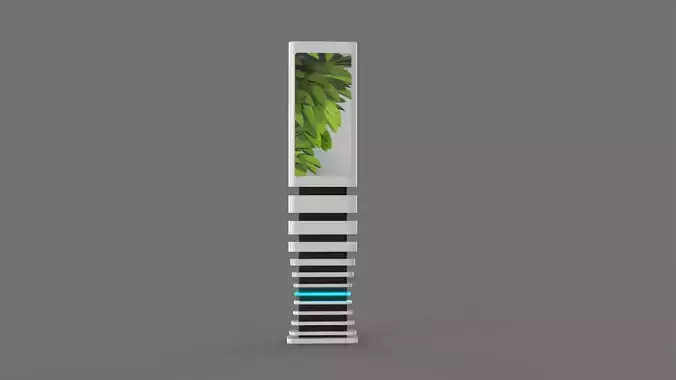 High tech kiosk design