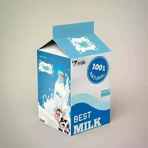 Milk Carton 3D model