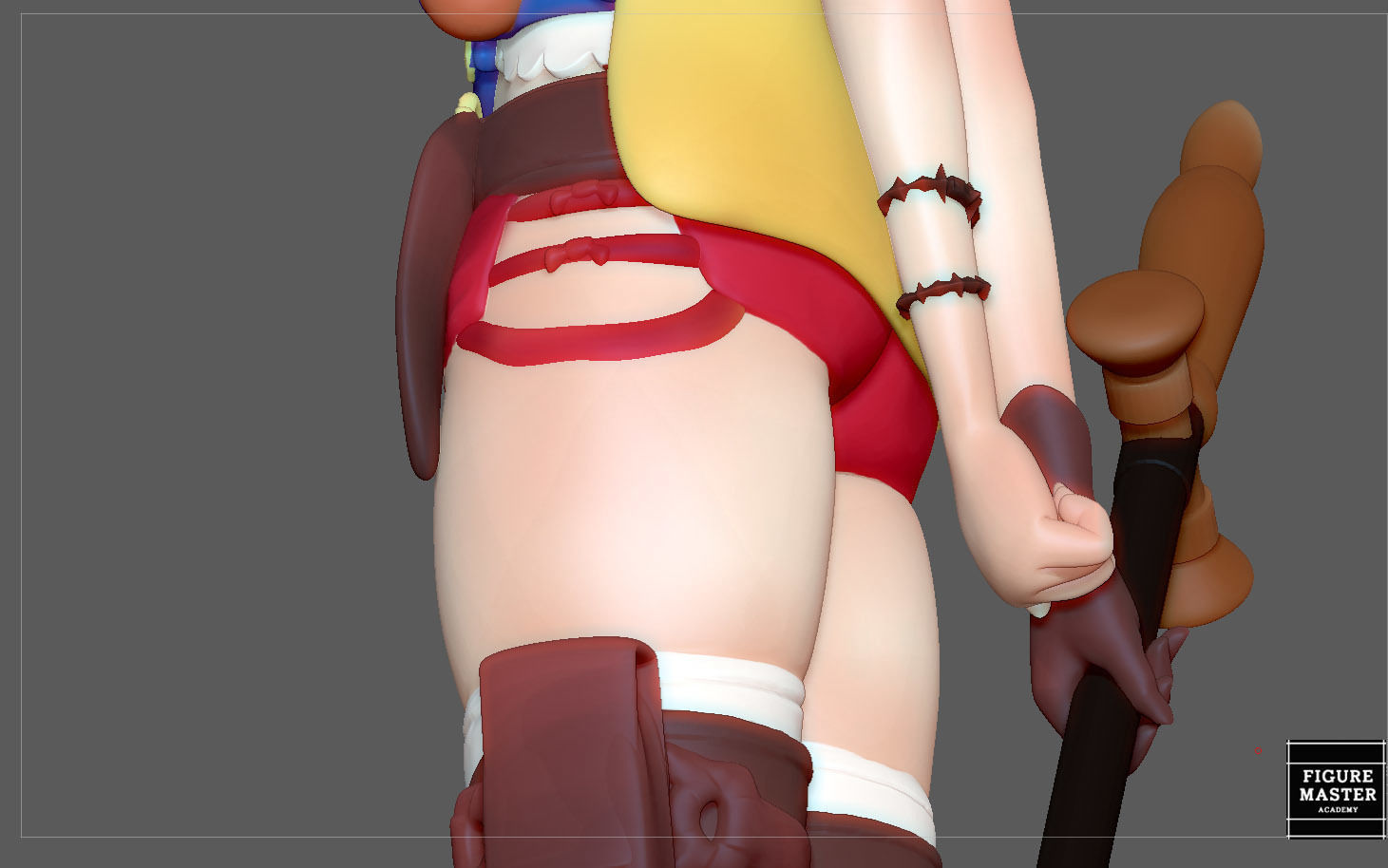 RYZA ATELIER STATUE GAME CHARACTER CUTE PRETTY GIRL ANIME 3D print model_20