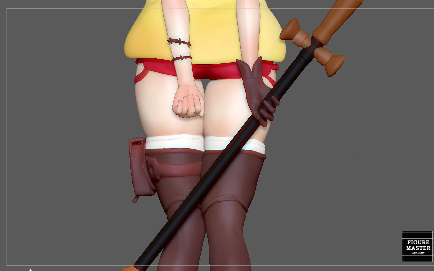 RYZA ATELIER STATUE GAME CHARACTER CUTE PRETTY GIRL ANIME 3D print model_18