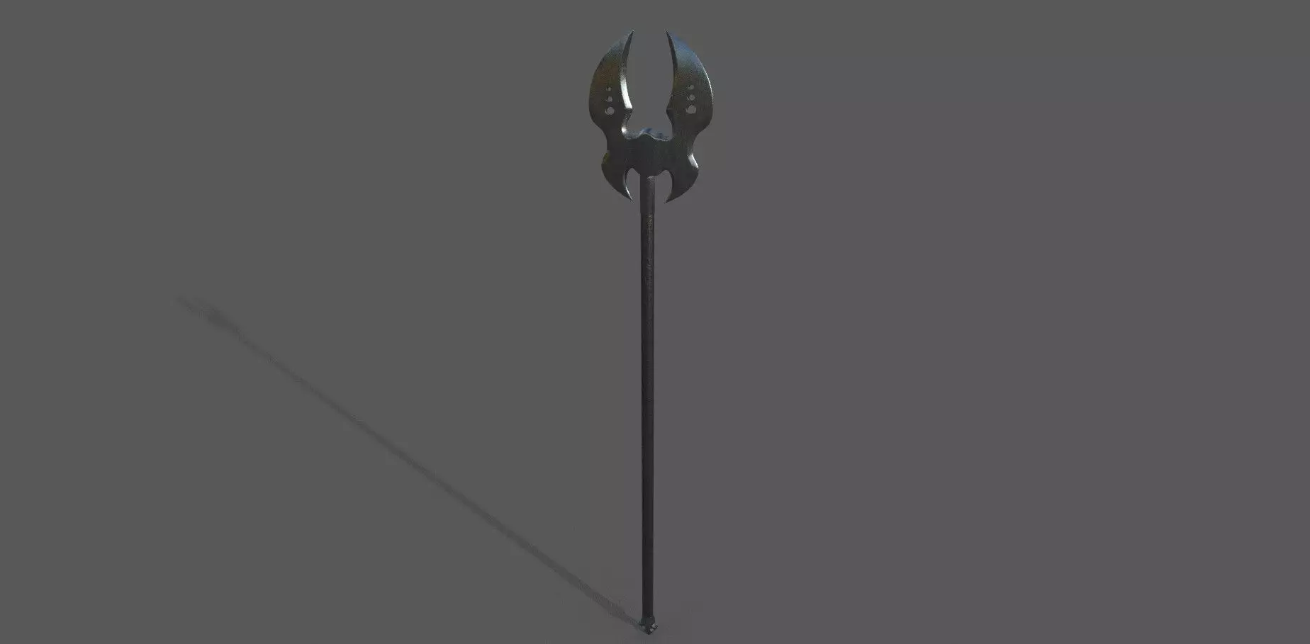Axe Low-poly 3D model sword Low-poly 3D model_0