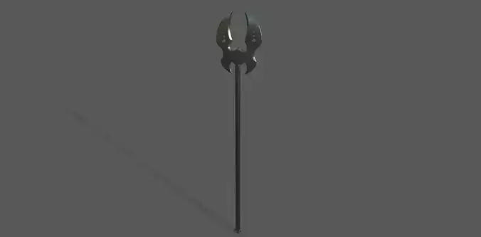 Axe Low-poly 3D model sword
