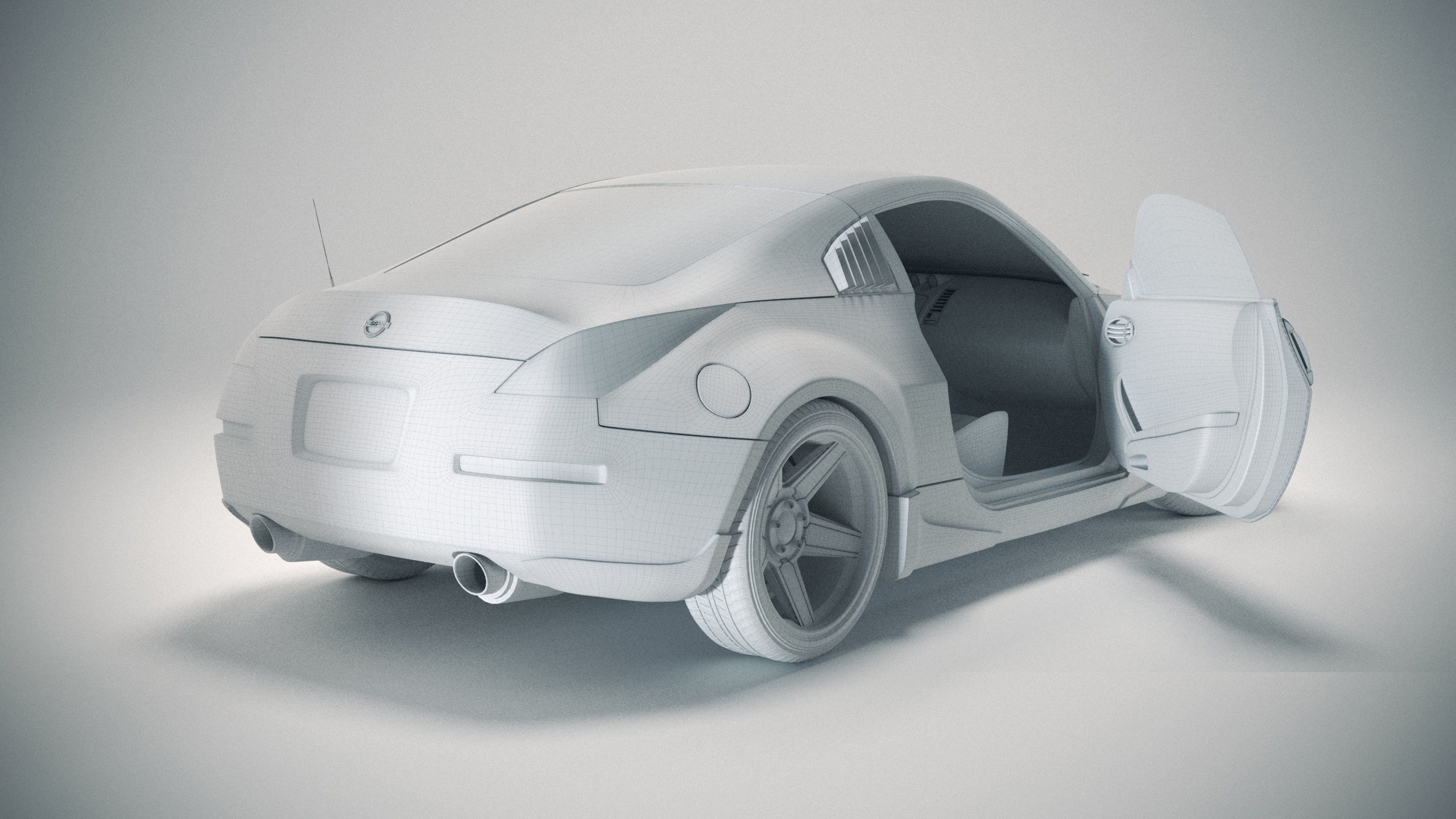 Nissan 350z 3D model_9