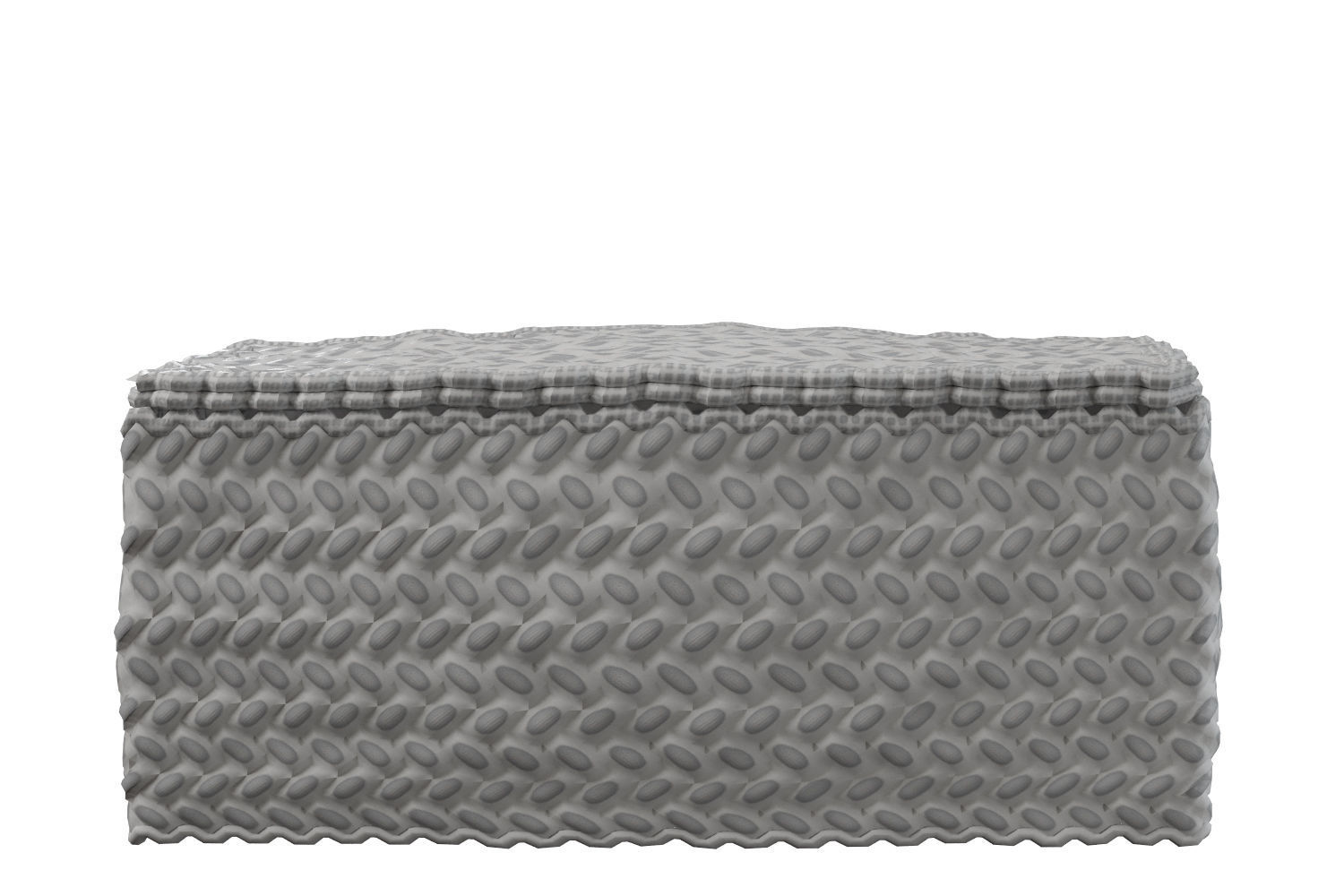 Wicker basket 3D model_2