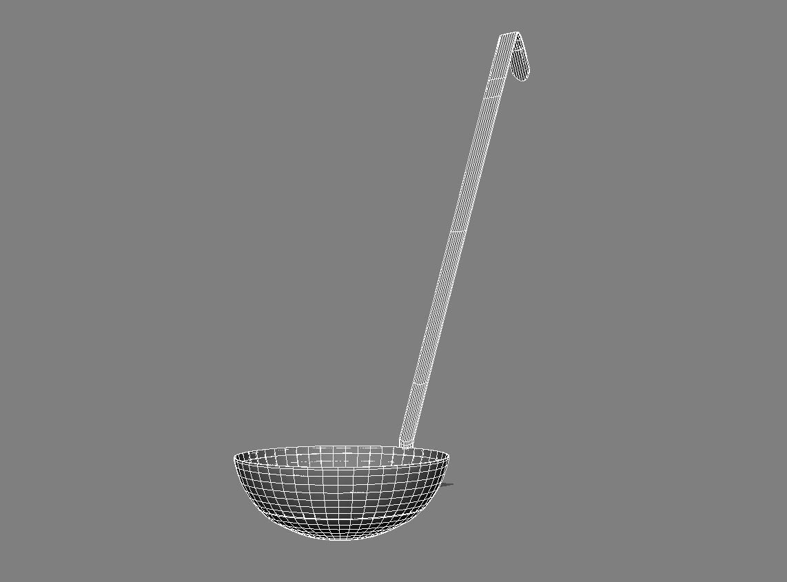 Soup Spoon 3D Model 3D model_2