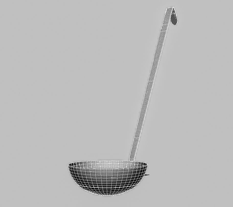 Soup Spoon 3D Model 3D model_7