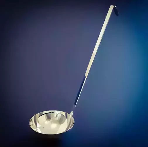 Soup Spoon 3D Model 3D model Soup Spoon 3D Model 3D model