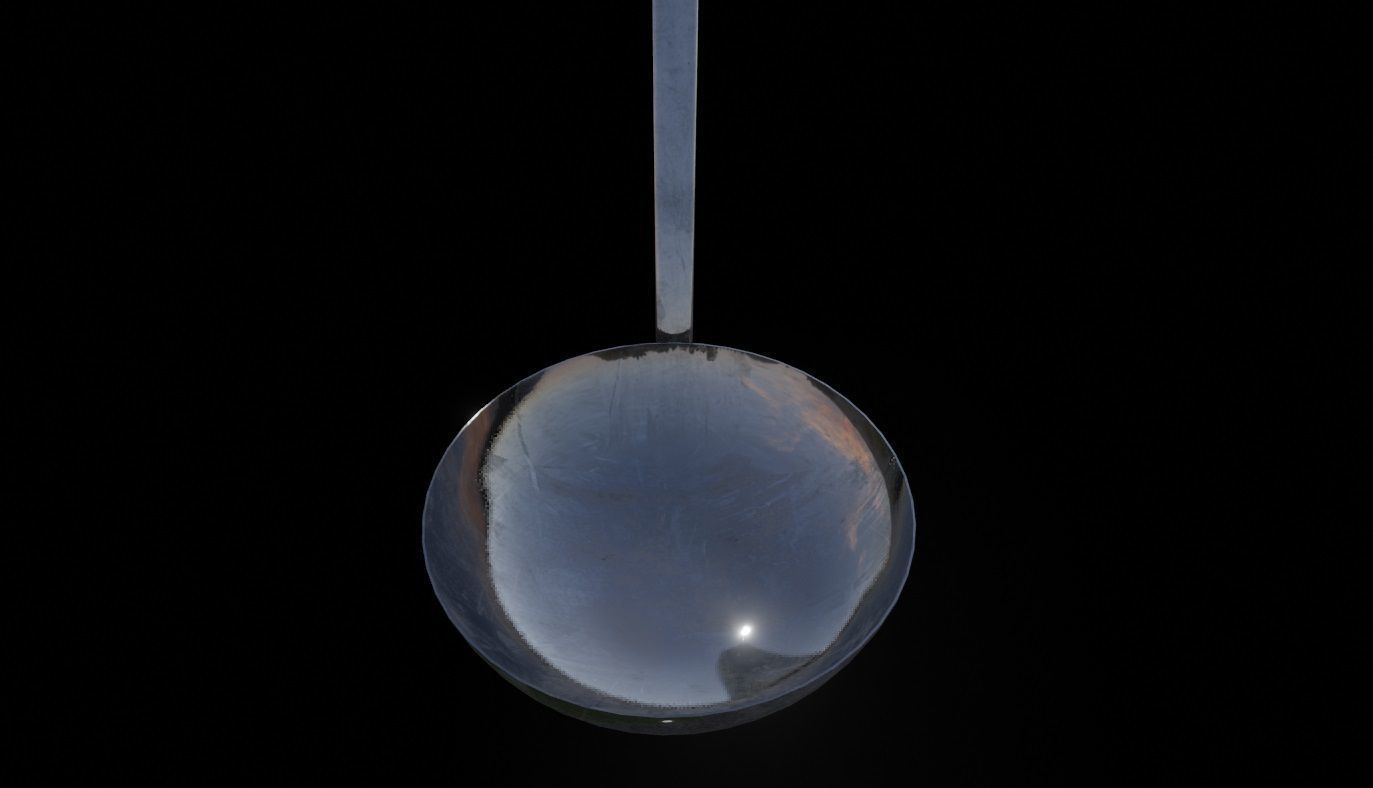 Soup Spoon 3D Model 3D model_12