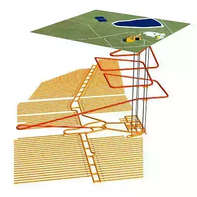 Nuclear Waste Facility 3D model