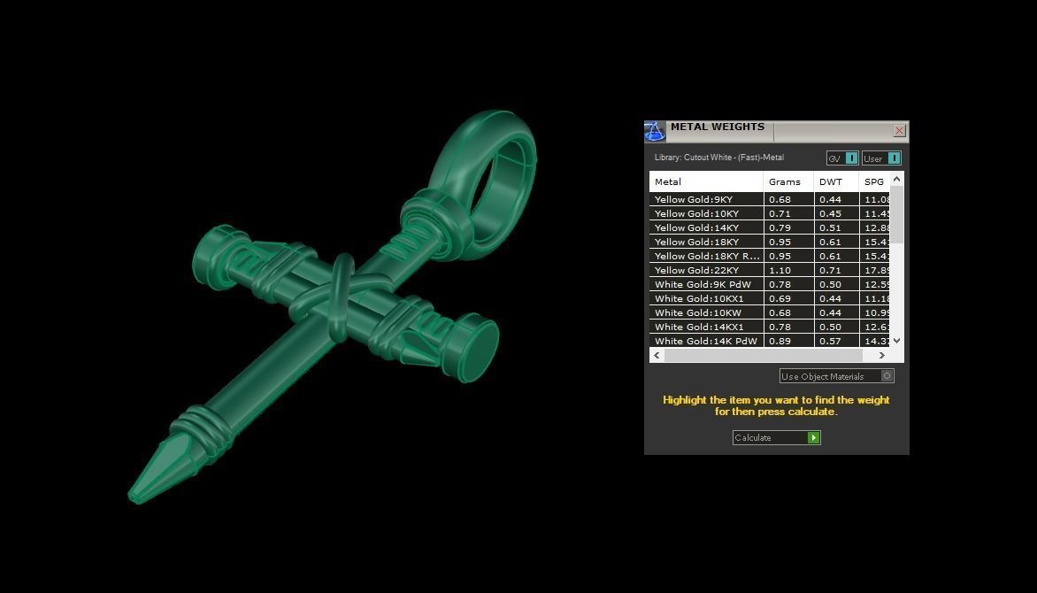 Dainty Rustic style Nail Cross Pendant Small Size 3D print model_8