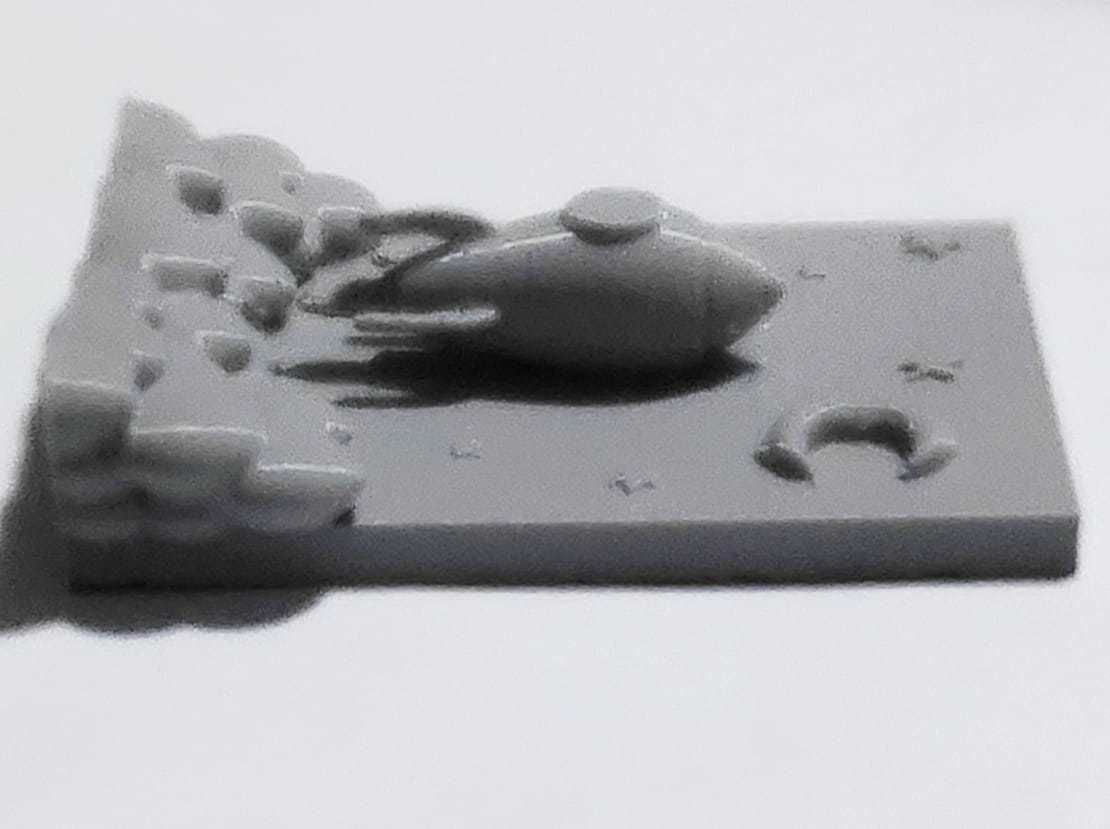 Cute Rocket Scenery 3D print model_8