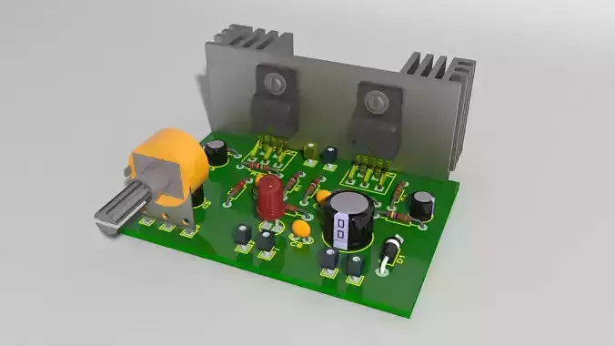 Amplifier Board Circuit real