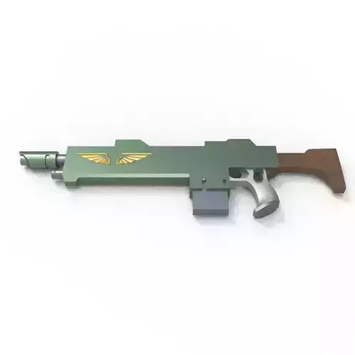 Warhammer 40K - M36 Kantrael Pattern Lasgun 3D model