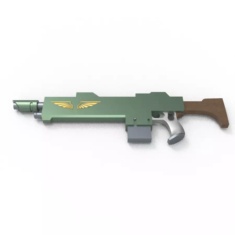 Warhammer 40K - M36 Kantrael Pattern Lasgun 3D model