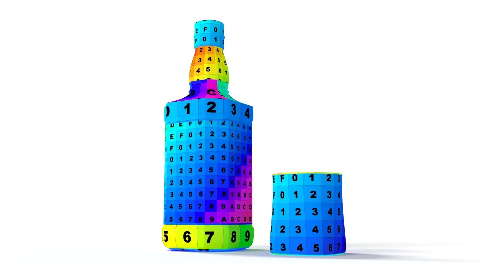 Jack Daniels Whiskey 3D model_8