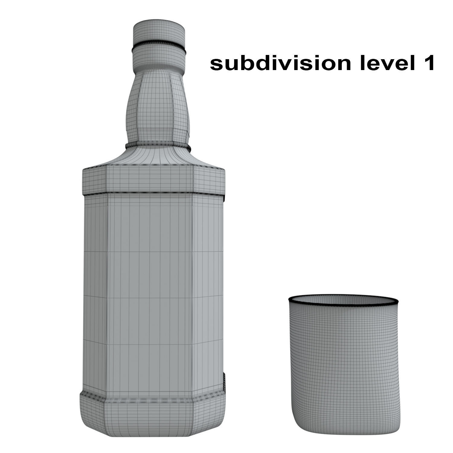 Jack Daniels Whiskey 3D model_12