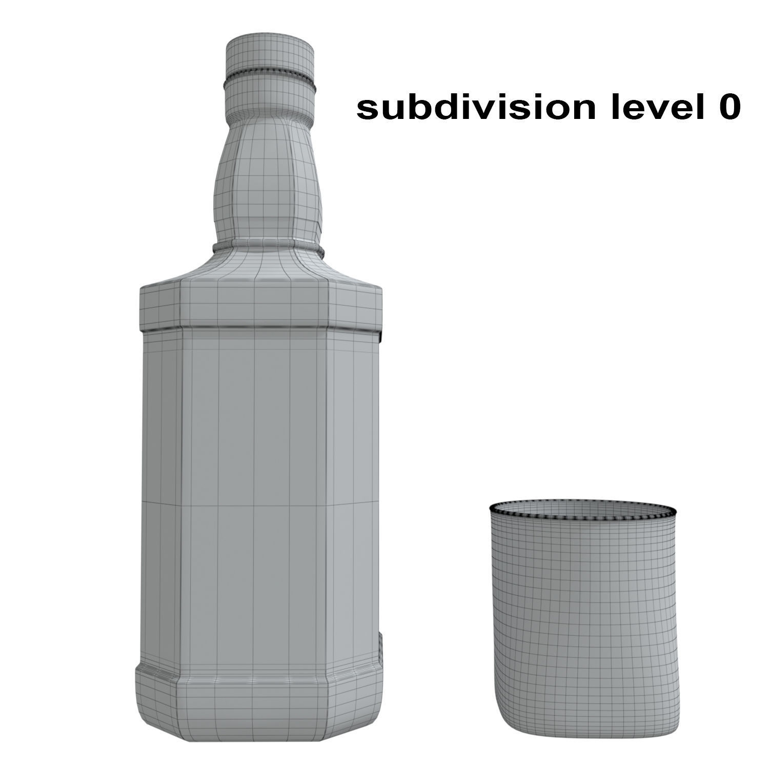 Jack Daniels Whiskey 3D model_11