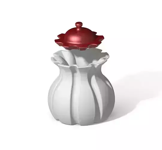 Stylish Ceramic Jar 3D print model