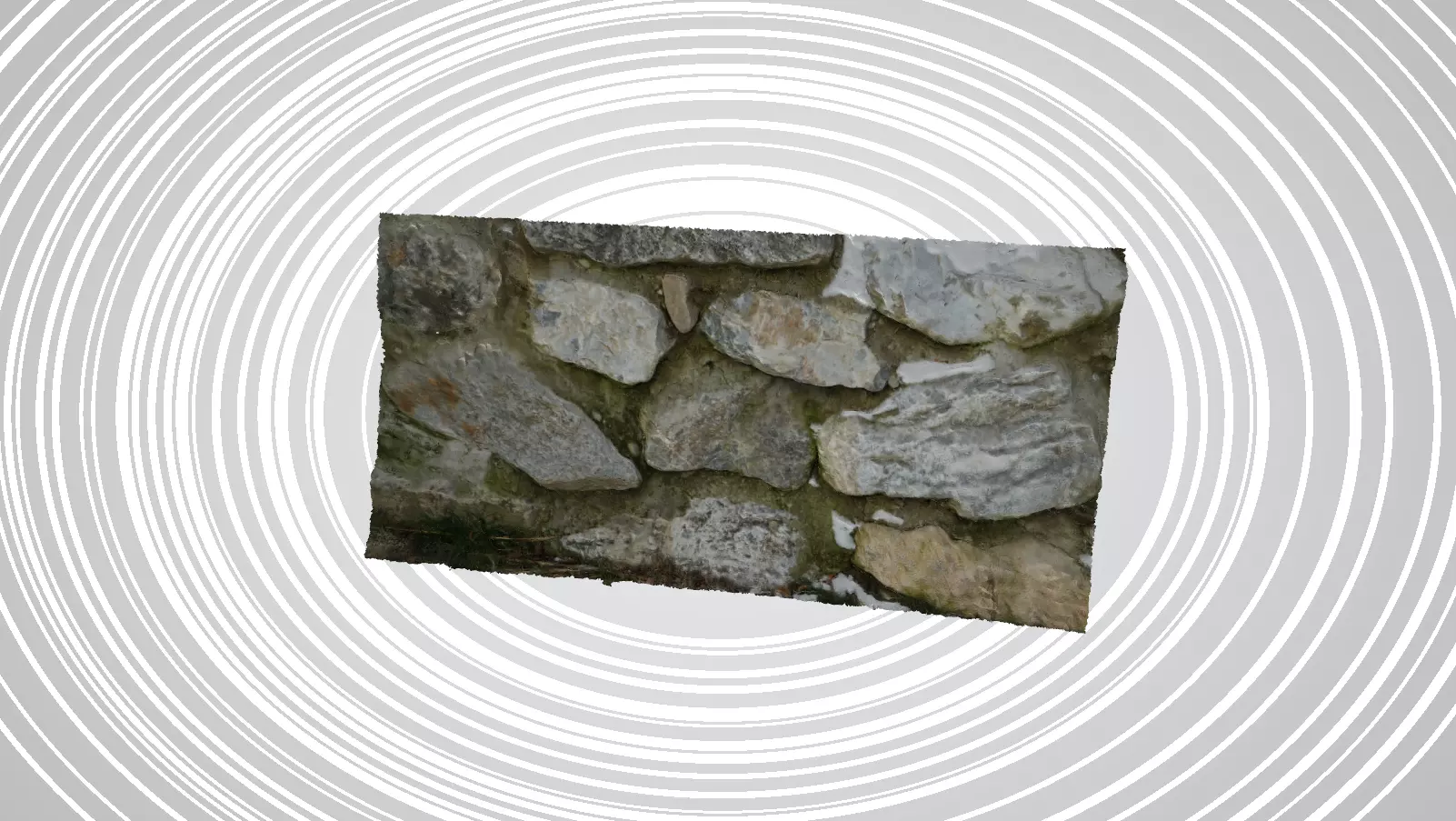 StoneWall Scanned 3D model_0