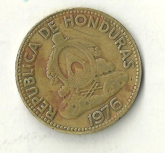 Texture set of 7 coin types of Honduras Texture