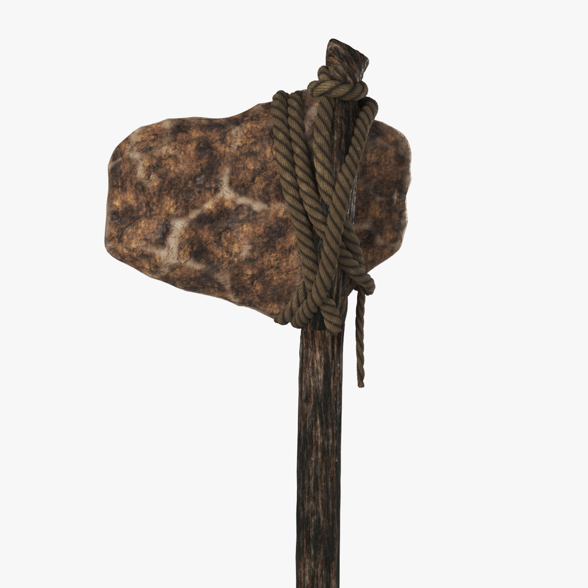 Stone age set 3D model_8