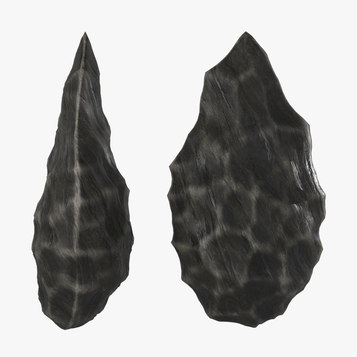 Stone age set 3D model_4