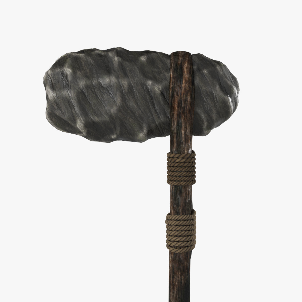 Stone age set 3D model_9
