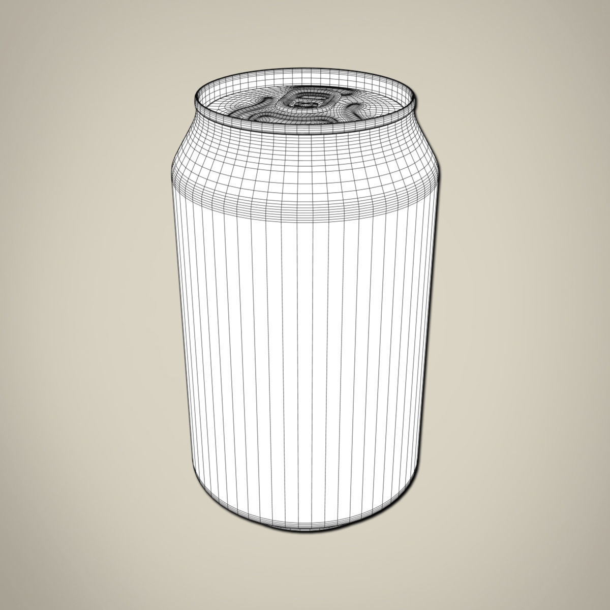 Coca cola can set 3D model_7