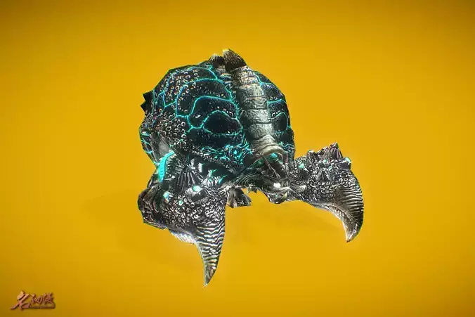 Aliens Ironclad Low-poly 3D model