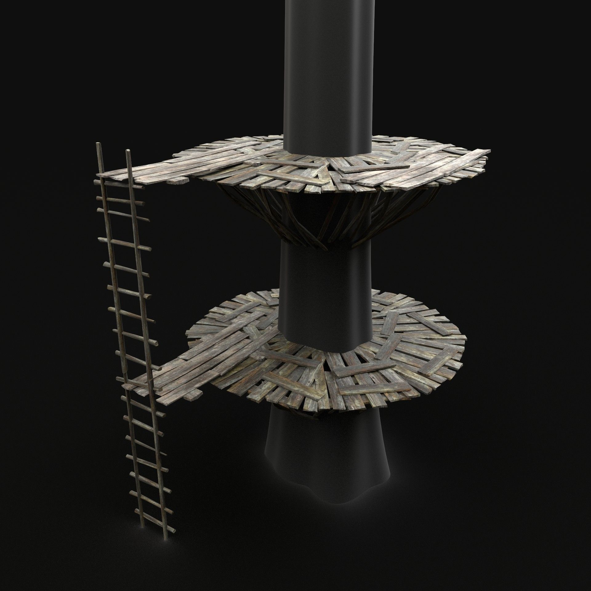 TREE PLATFORM WOODEN HOUSE HUT BRIDGE COLLECTION PACK PACKAGE _8