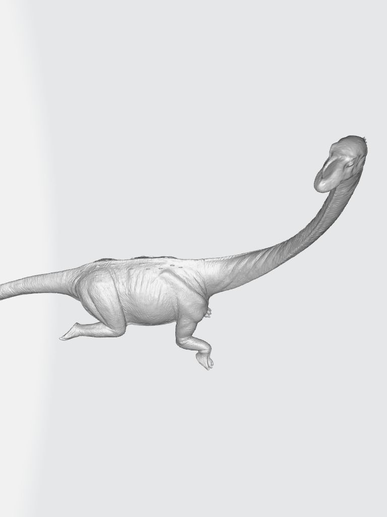 Europasaurus 3d model dinosaur with long neck 3D model_5