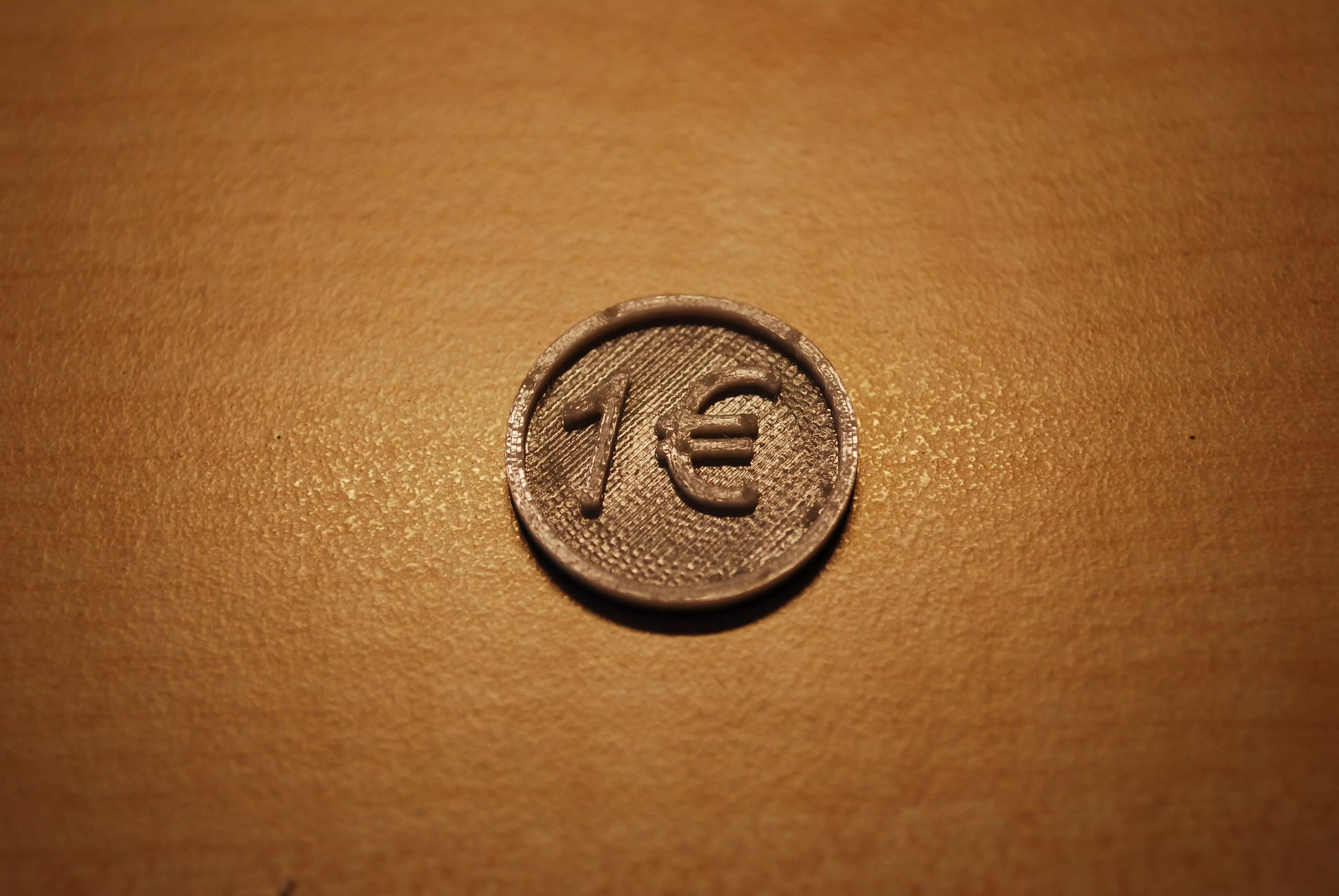 Free Prinduino 3D Print 2 - 1 Euro coin for shopping cart Free 3D print model_0