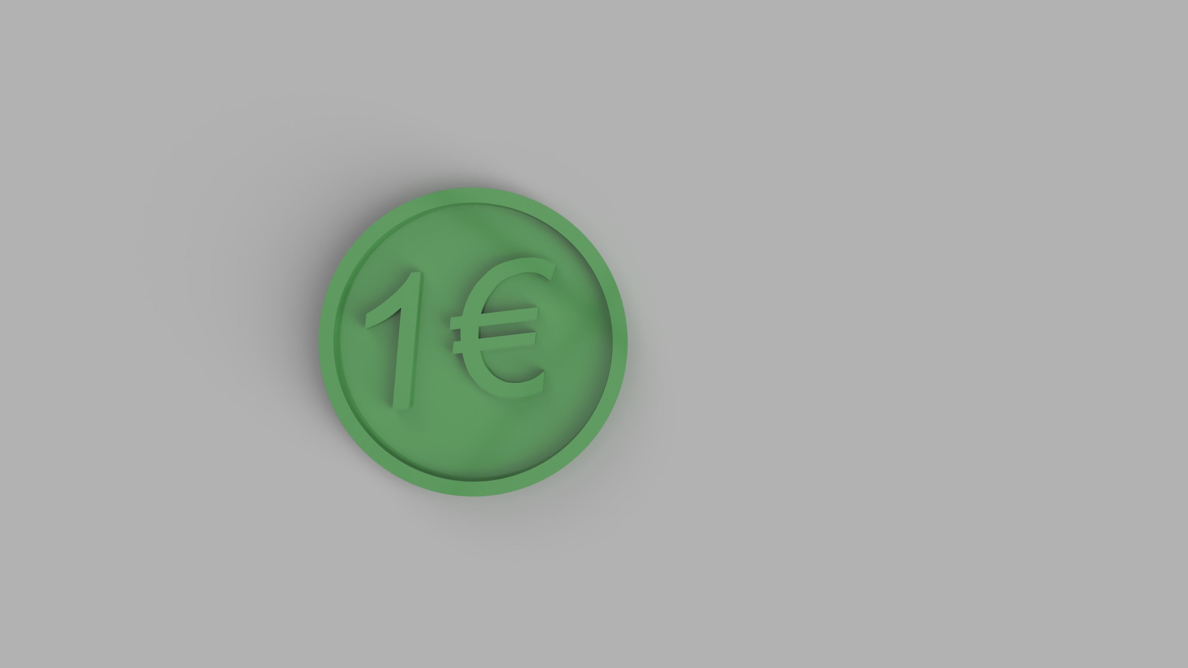 Free Prinduino 3D Print 2 - 1 Euro coin for shopping cart Free 3D print model_13