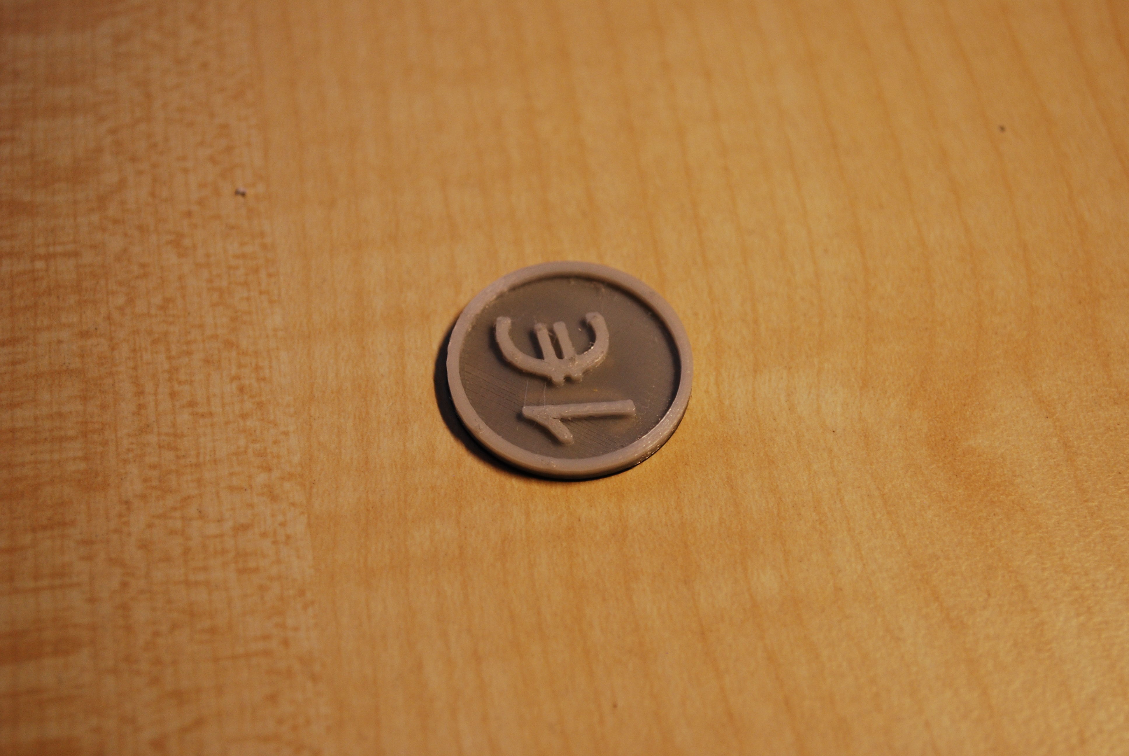 Free Prinduino 3D Print 2 - 1 Euro coin for shopping cart Free 3D print model_19