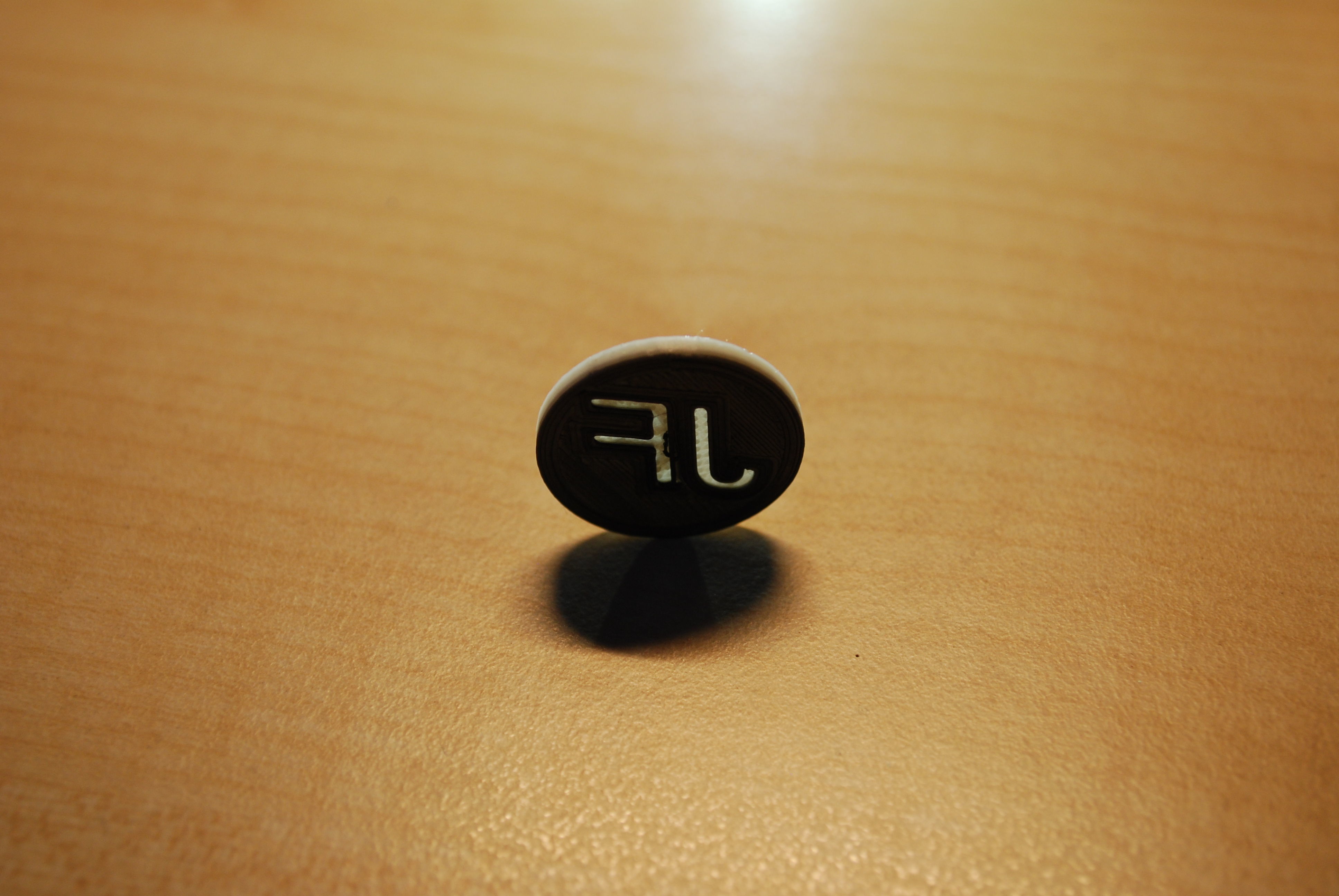 Free Prinduino 3D Print 2 - 1 Euro coin for shopping cart Free 3D print model_31