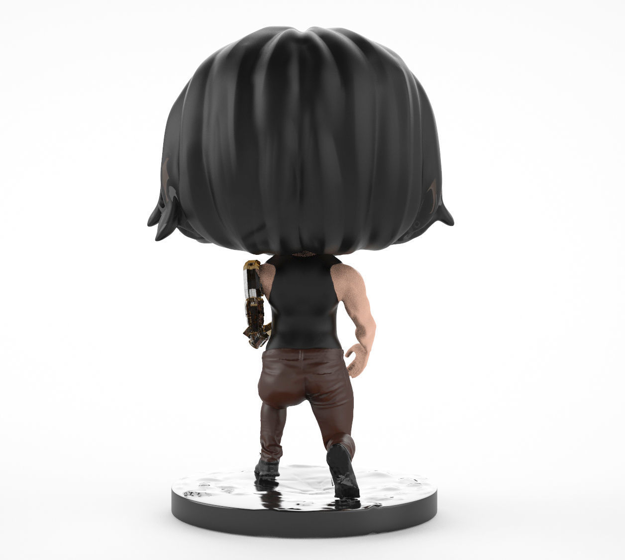 Johnny Silverhand funko pop Free 3D print model_4