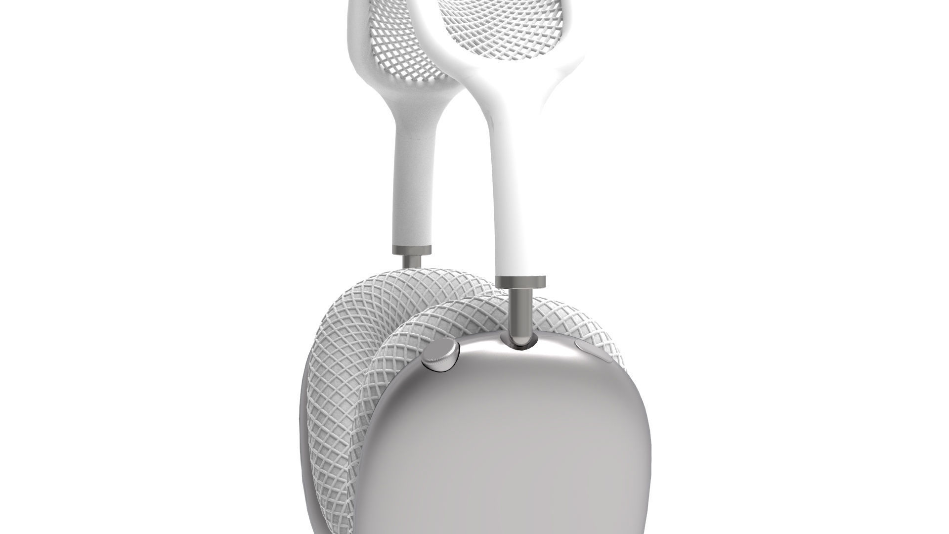 Apple Headphones 3D print model_3