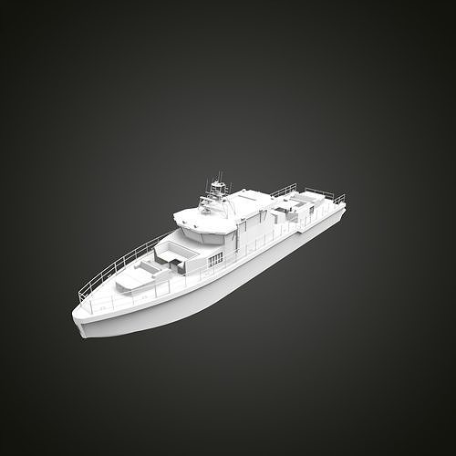 Fast Patrol Boat 27 cm 3D print model