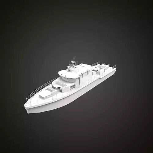 Fast Patrol Boat 27 cm 3D print model